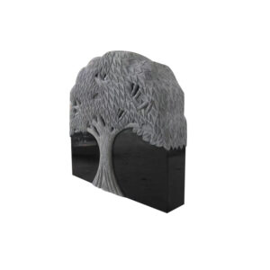 Absolute Black Granite American Style Cremation Memorial Stones