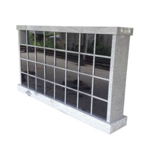 America Monument G603 Granite Cemetery Columbarium Niche Design