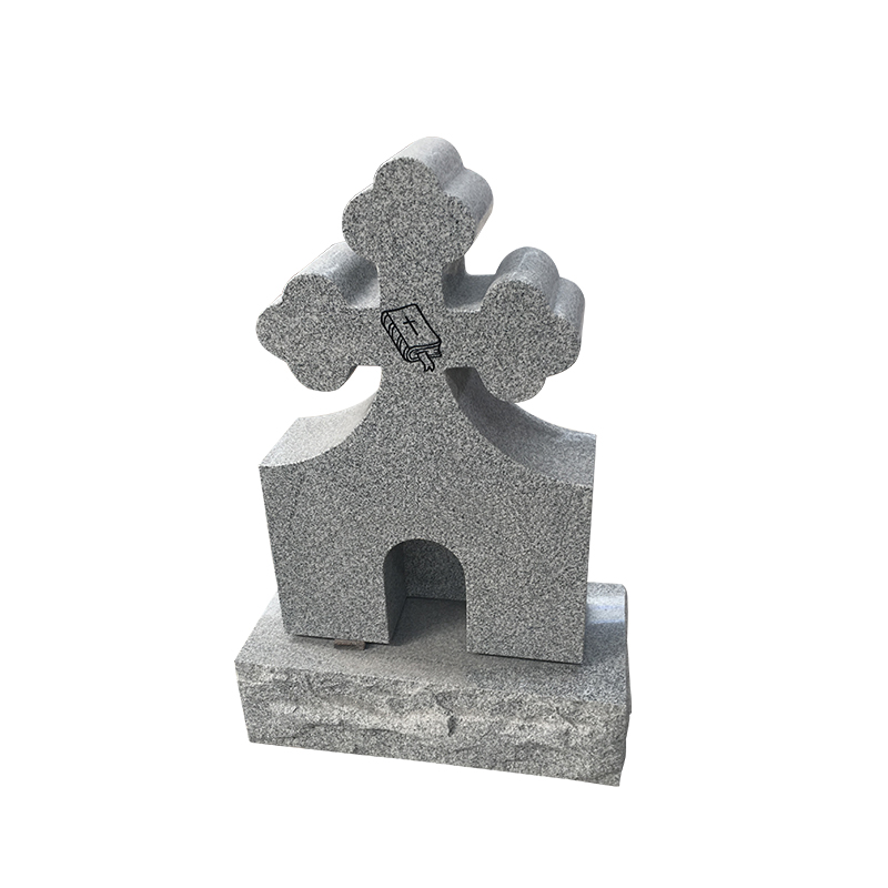 G603 Grey Granite America Tombstone Funeral Monuments