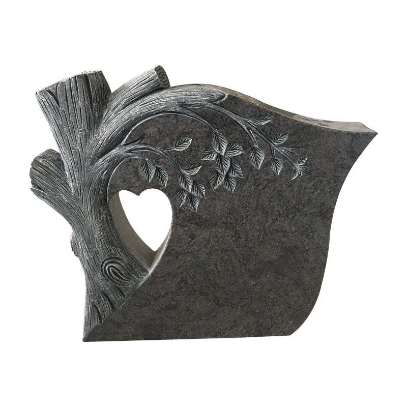 Heart Shaped Headstone with Tree Headstones