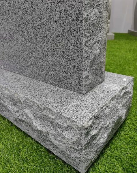 Hand Carved Unique Flower Headstone G614 Granite Tombstone 8