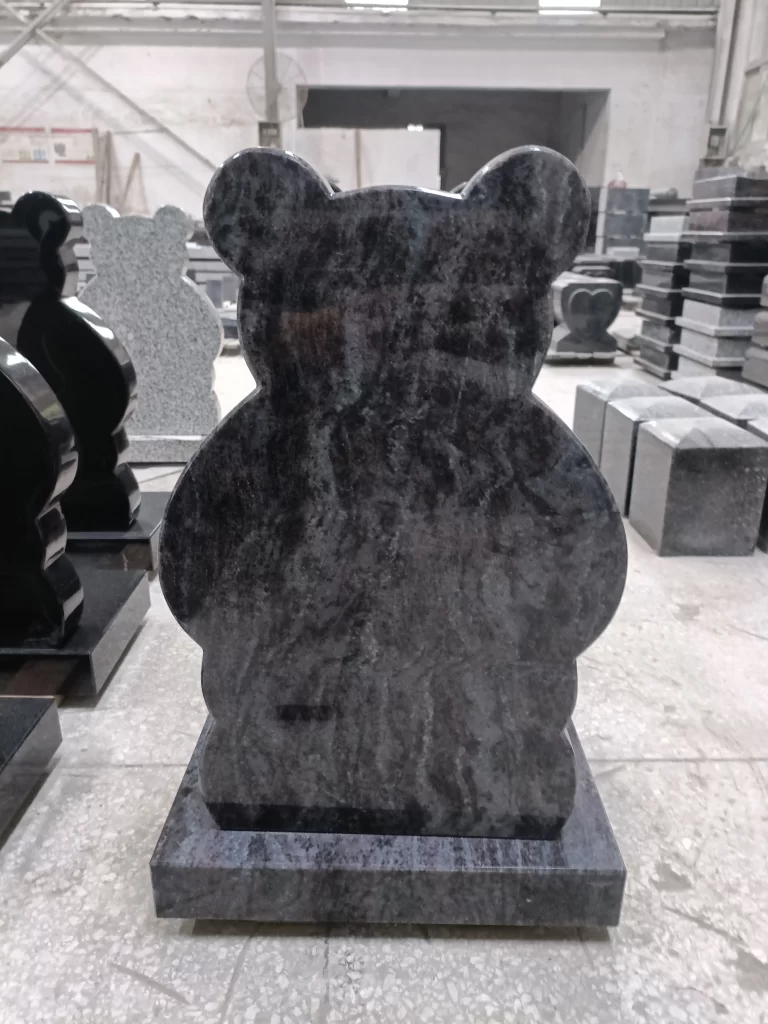 Teddy Bear Granite Headstone 10