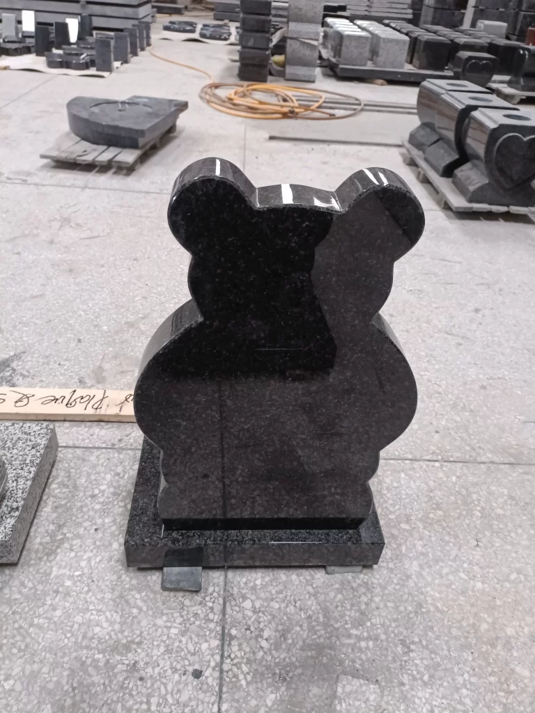 Teddy Bear Granite Headstone 6