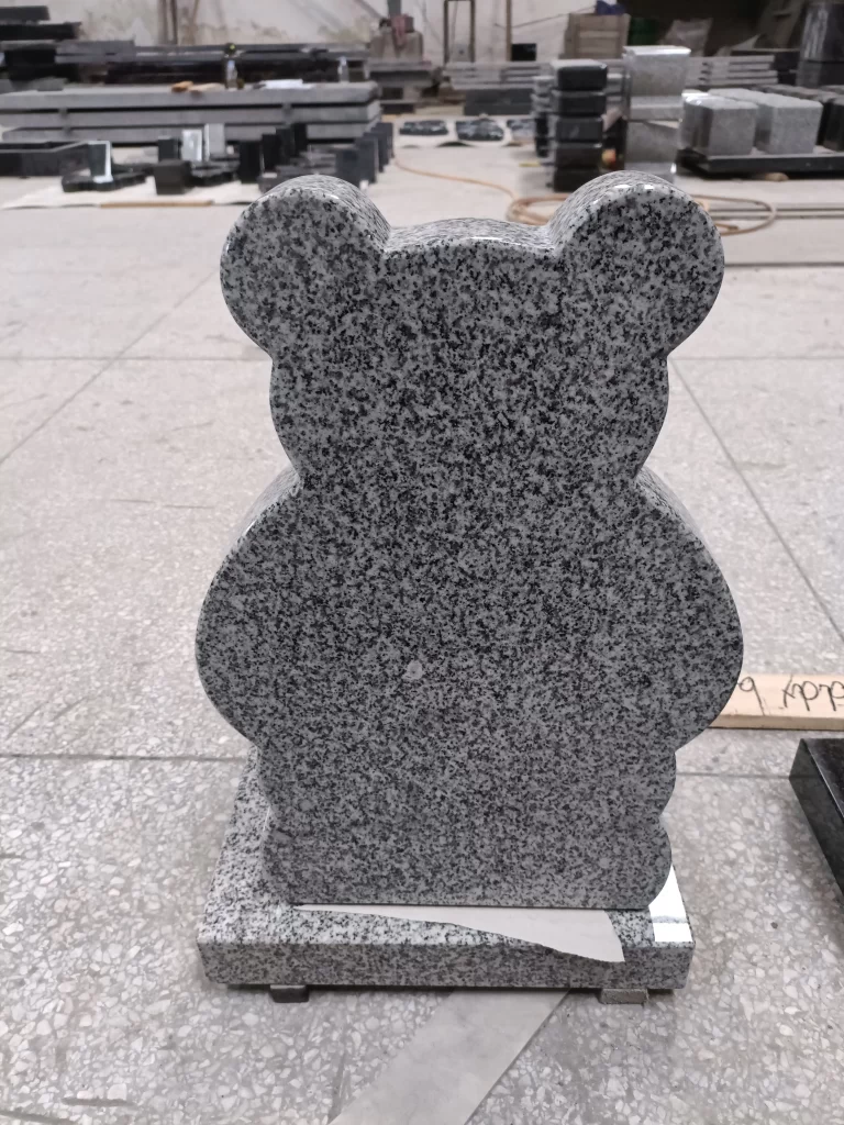 Teddy Bear Granite Headstone 7