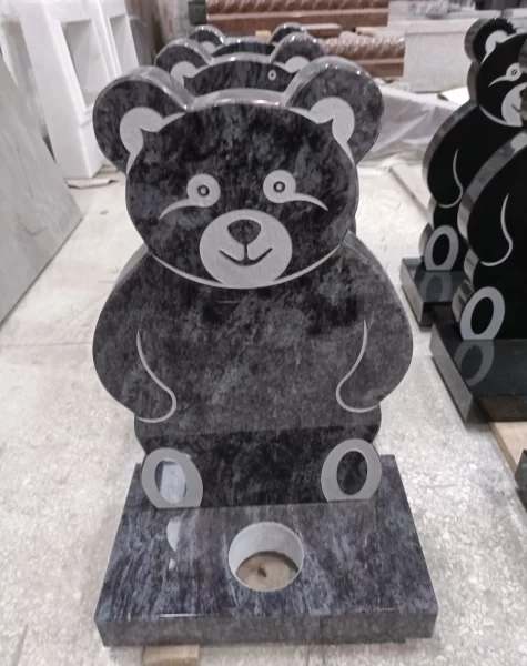 Teddy Bear Granite Headstone 8